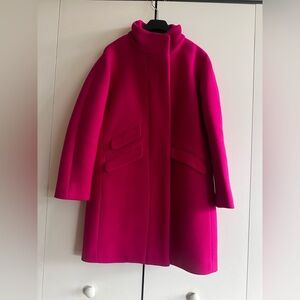 JCREW Cocoon coat in Italian stadium-cloth wool blend OP